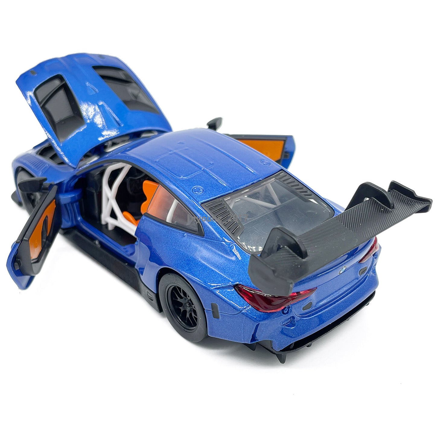 1/32 2023 BMW M4 GT3 Model Car Diecast Toy Cars Toys for Boys Kids Gifts Blue