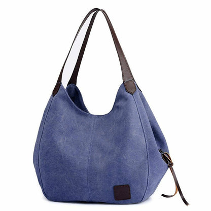 Women Large Canvas Handbag Shoulder Bag Travel Messenger Tote Purse Hobo Bags