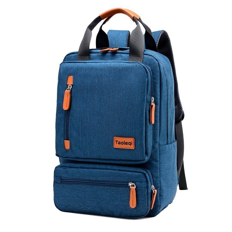 Business Backpack Men Light 15 inch Laptop Bag Oxford Cloth Lady Backpack Gray