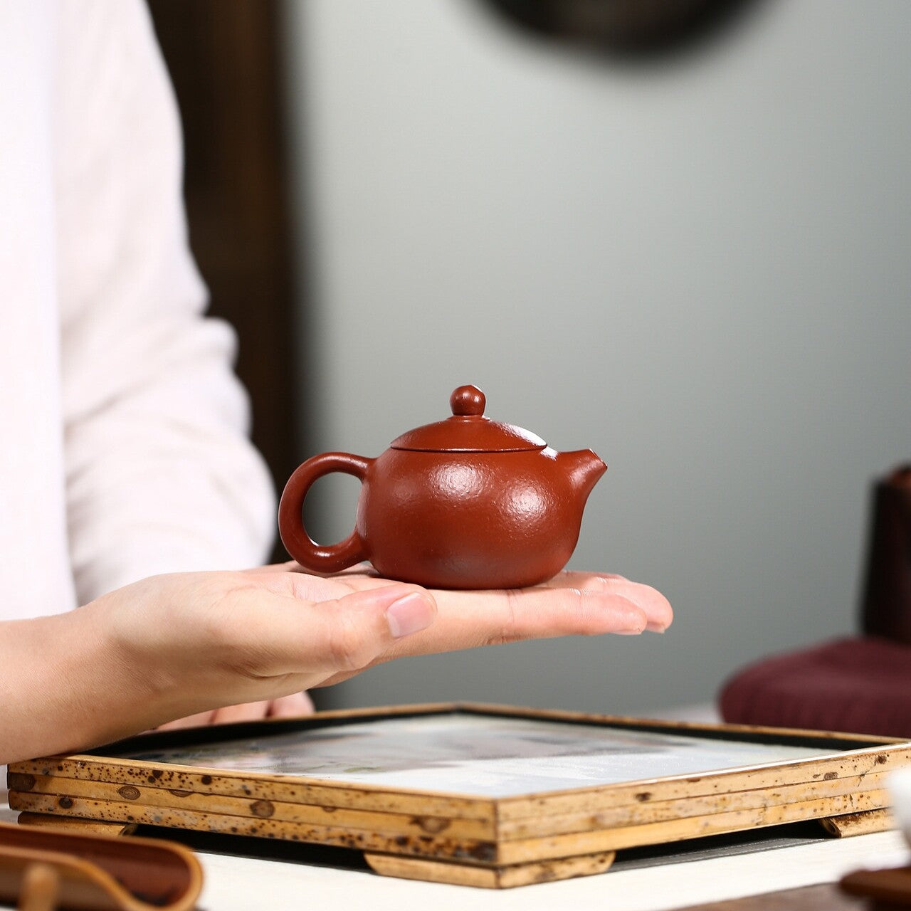 Small Tea Pot Real Yixing Zisha Purple Clay Master Pot Kungfu Tea Pot Xishi New