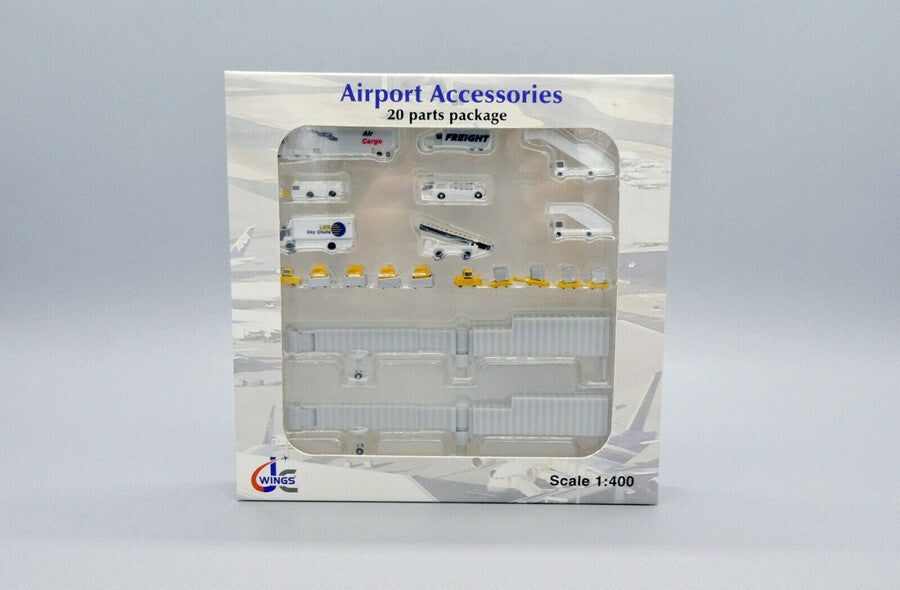 JC Wings Airport Accessories 20 pcs package 1/400 FINISHED model aircraft