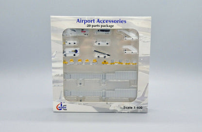 JC Wings Airport Accessories 20 pcs package 1/400 FINISHED model aircraft
