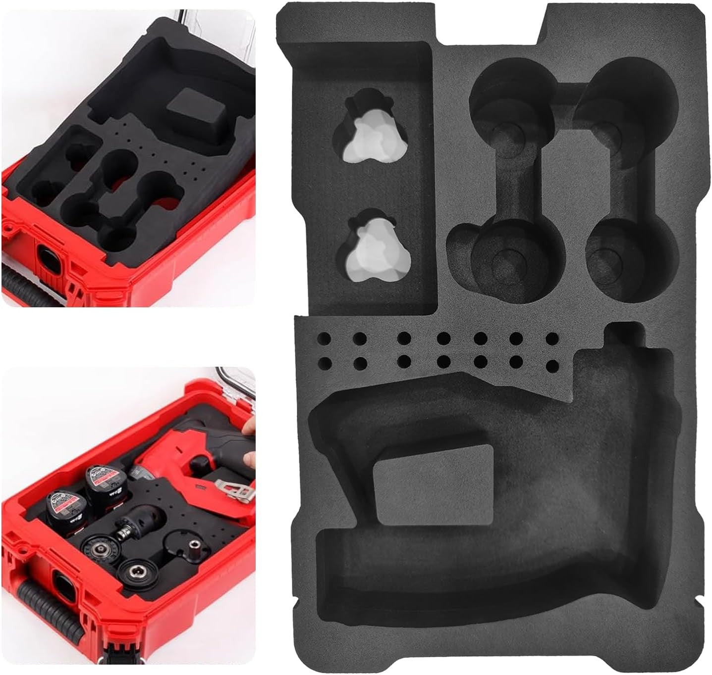 EVA Liner for Milwaukee 48-22 8435 Packout Toolbox, EVA Tool Box Liner Fit for 2