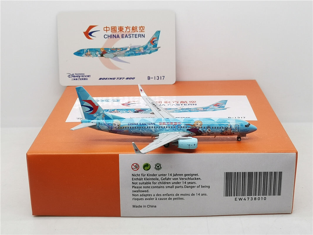 1:400 JC Wings CHINA EASTERN B737-800 Passenger Airplane Diecast Aircraft Model