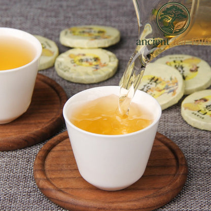 500g Osmanthus Tea Cake Yunnan White Peony White Tea Cake