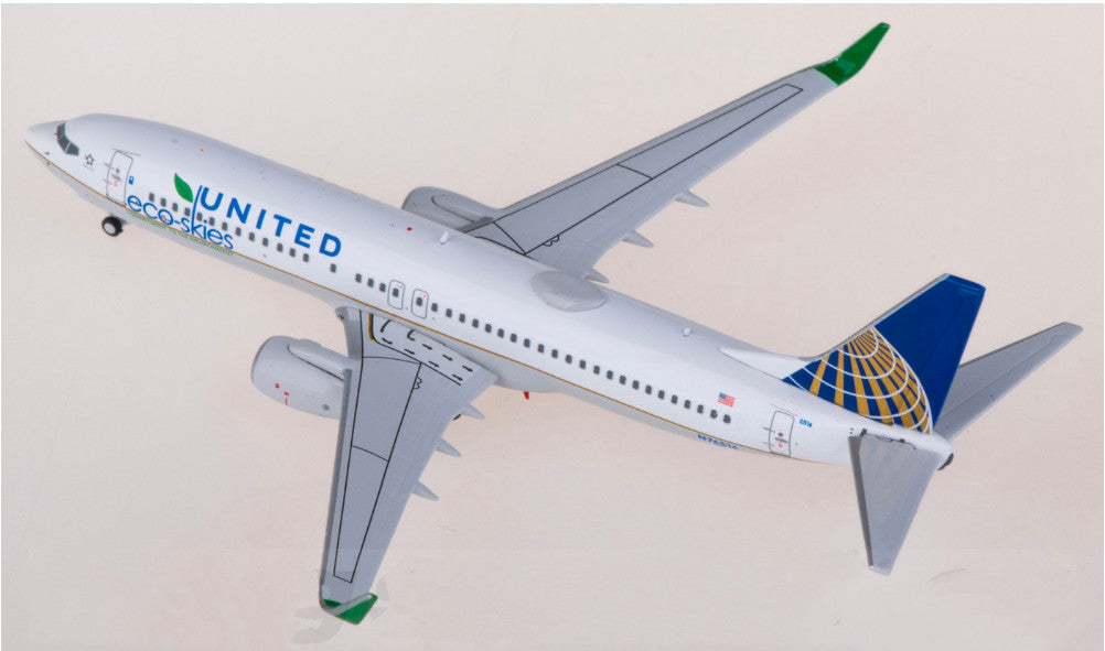 1:400 C Model United Airlines Boeing 737-800 Passenger Airplane Diecast Model