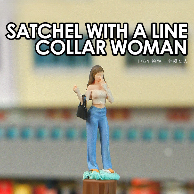 1/64 Trendy Girl Figure Model City Sexy Gril Scene Doll Display Model
