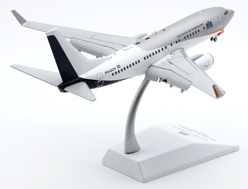 1:200 JC Wings Netherlands Government B737-700 Airplane Flap Down Diecast Model