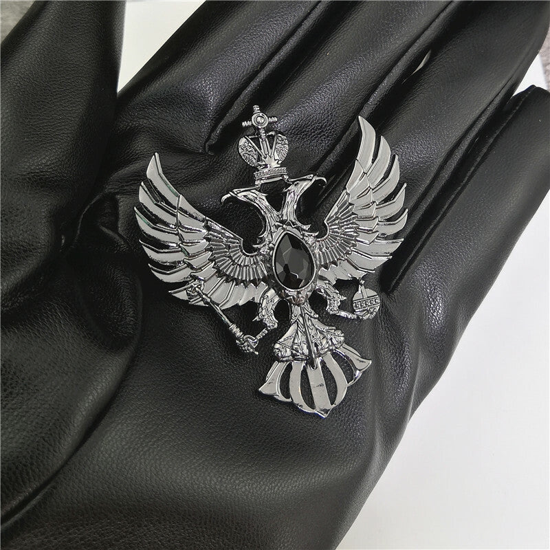 WWII Russian Double Head Eagle Badge Freemason Pin Collection
