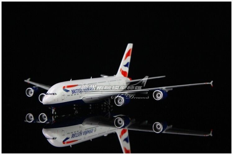 1:400 GeminiJets BRITISH AIRWAYS AIRBUS A380 Passenger Airplane Diecast Model