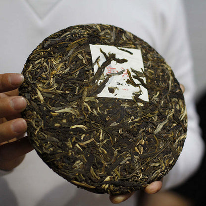 357g Yunnan Lincang Pu-erh Raw Tea Cake Premium Puerh Green Tea