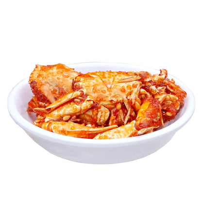 20 Packages of 11g Spicy Baby Crab - Instant Seafood Delight.