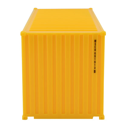 1:35 MSC 20GP Shipping Container Model Plastic Office Home Decorate Toy