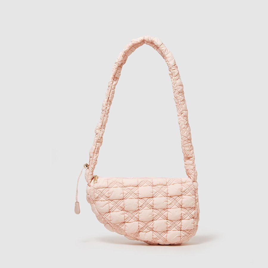 Nylon Pleated Light Handbags Purses Drawstring Crossbody Underarm Shoulder Bag