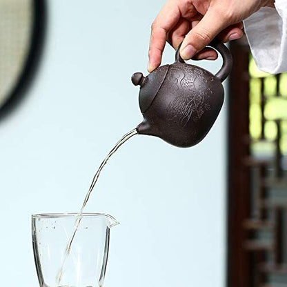160cc Chinese Kung Fu Yixing Zisha Teapot Clay Tea Pot with Filter Handmade Gift