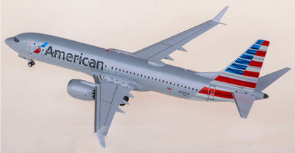1:200 NGmodels American Airlines B737 MAX 8 Passenger Diecast Airplane Model