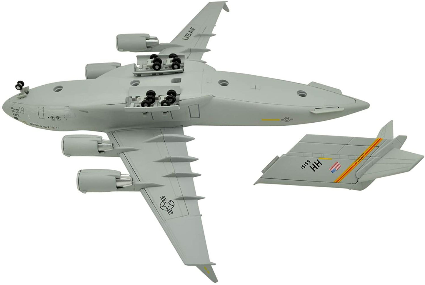 1:200 C-17 Globemaster III Military Transport Aircraft Metal Plane Model,USAF