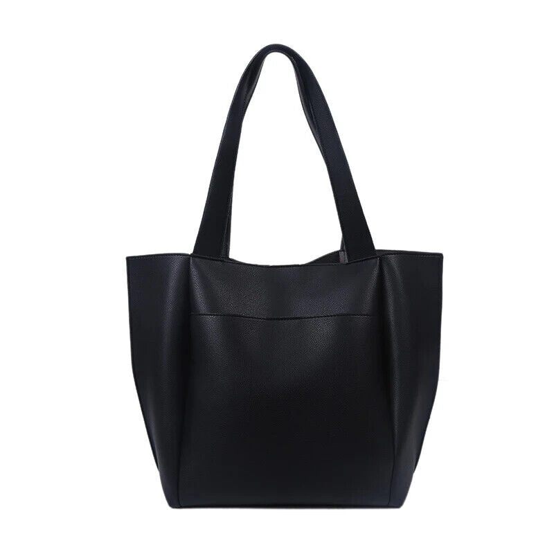 Woman Shopper Handbags Single Shoulder Bag with Outer Pocket