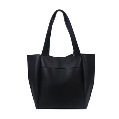Woman Shopper Handbags Single Shoulder Bag with Outer Pocket