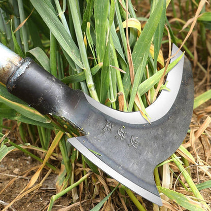 Gardening Axe and Sickle Set Splitting Firewood Steel Hatchet for Outdoor