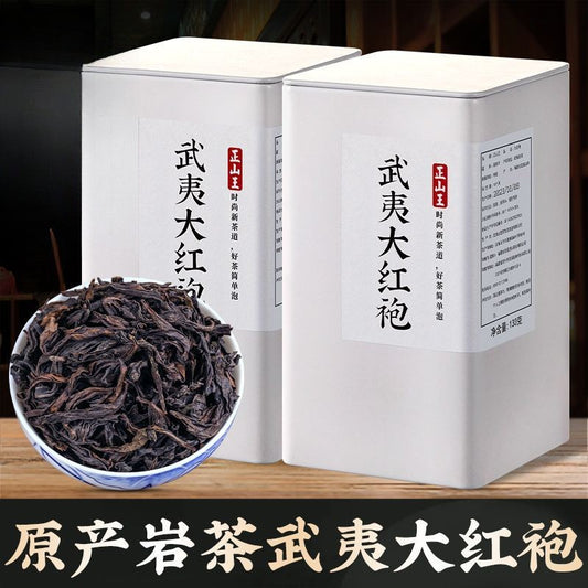 130g Authentic Wuyi Da Hong Pao Special Grade Strong Aroma Type Black Tea
