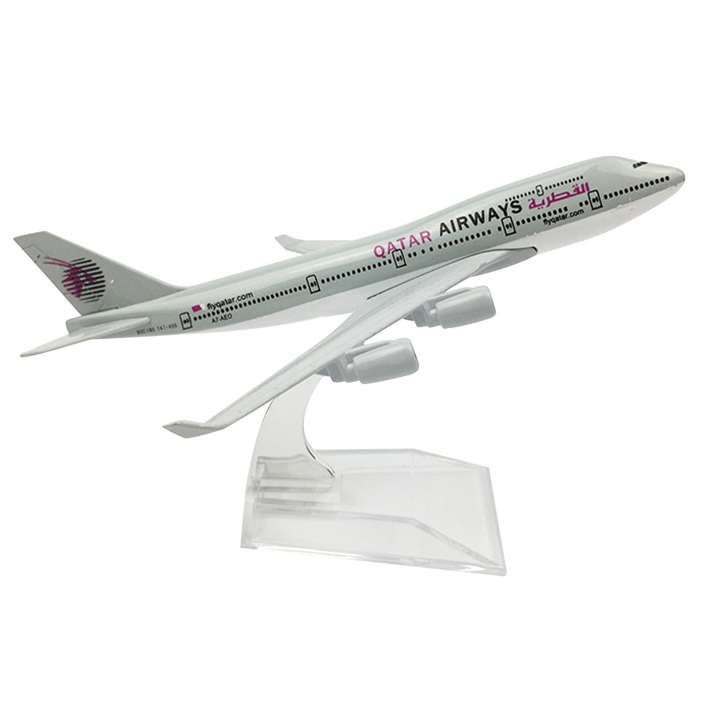 1:400 16cm B747 Qatar Airways Airplane Model Alloy Plane Diecast Display Model