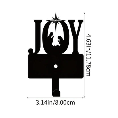 CIFbuy Metal Iron Wall Hook for Keys Belts Holiday Decor Gift