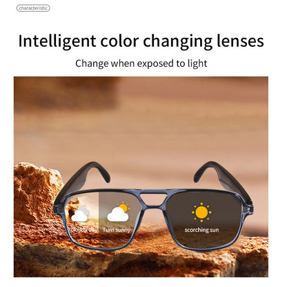 Fashion Bluetooth Audio Smart Glasses Wireless Sunglasses Dual Speaker Output