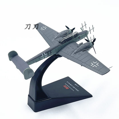 1:100 German Bf110g-4 Fighter-bomber Semi-alloy Aircraft Model Decoration