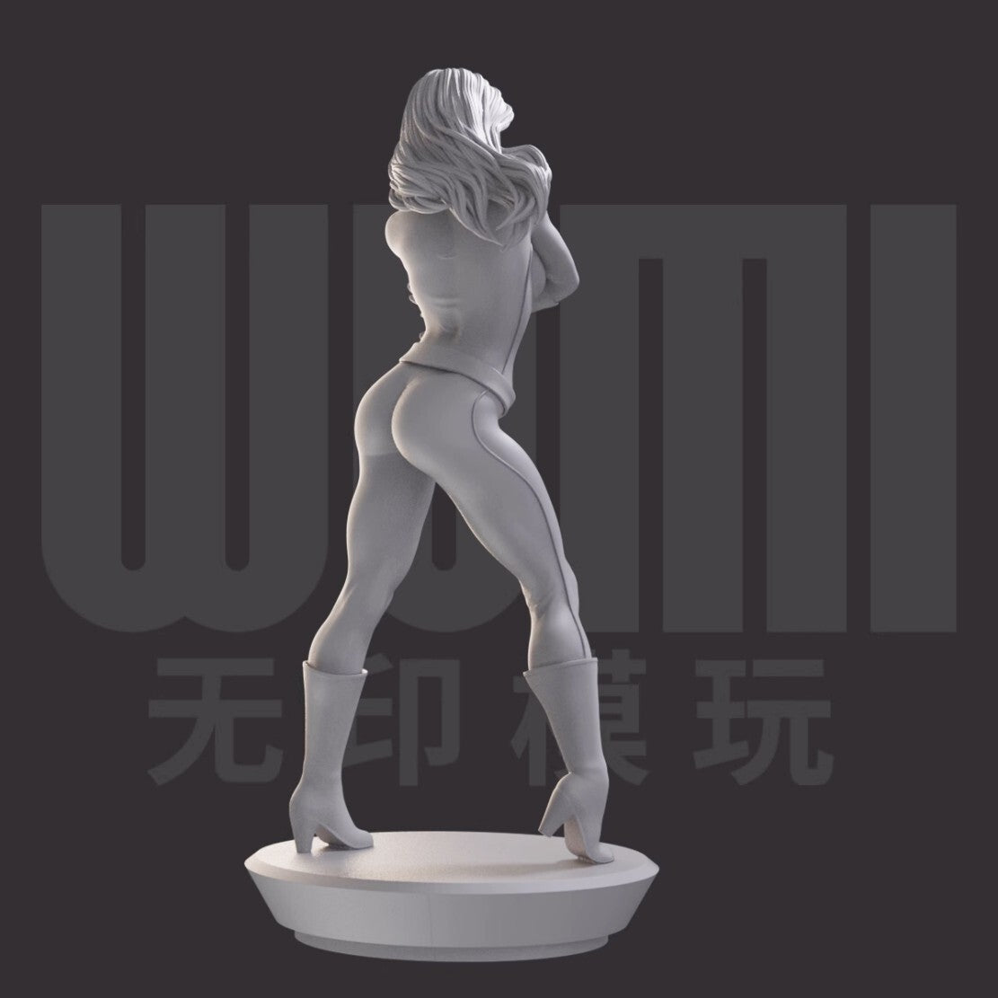 1/24 resin figure model kit Invisible Woman Unassembled unpainted