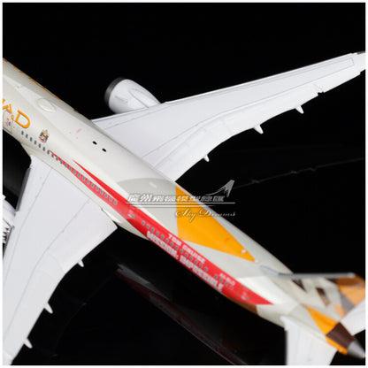 1:400 JC Wings ETIHAD BOEING 787-9 Passenger Airplane Flap Down Diecast Model