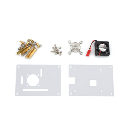 Arcylic Clear Case Box Enclosure Fan Heatsink For Raspberry Pi 3/2 Model B/B+ A