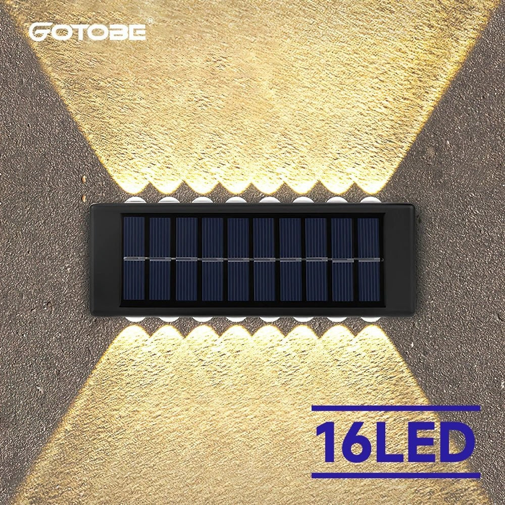 Solar Wall Lights Outdoor – Modern LED Porch & Garden Lamp
