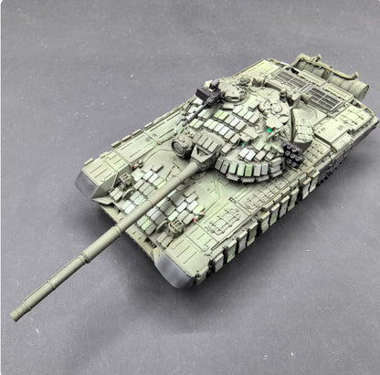 3D Printed Model 1/72 Russian T72B1 Tank Model Finished Product