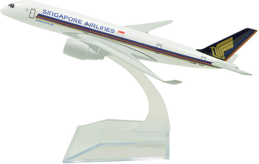 1:400 16cm Airbus A350 Singapore Airlines Metal Airplane Model Plane Toy
