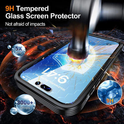 For iphone 17 Pro Max/16/15 Phone case Full Cover Waterproof Shockproof Case