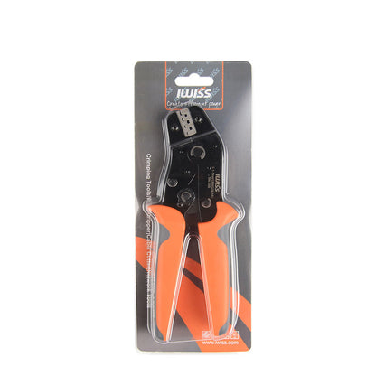IWISS SN-28B Ratchet Crimping Pliers for Dupont Terminals 0.1-1.0mm² AWG28-18