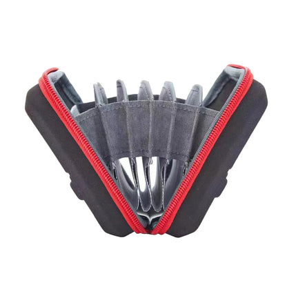 8 Slots Camera Lens Filter Protective Storage Case Pouch Bag Wallet W/ Strap