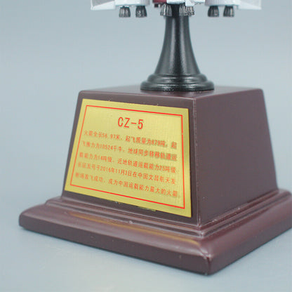 1:300 26CM China Long March CZ-5 Carrier Rocket Diecast Aerospace Model