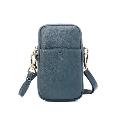 Genuine Leather Small Shoulder Crossbody Bag Adjustable Strap Messenger Bags 1PC