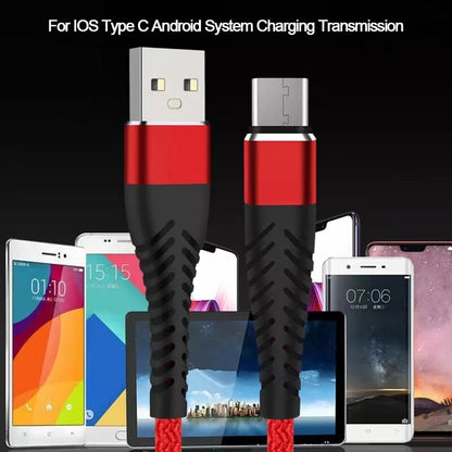 Heavy Duty Micro USB Fast Charger Data Cable Cord For Samsung LOT Android HTC LG