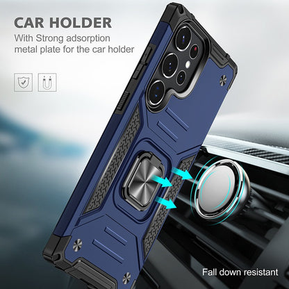 Suitable for Samsung S20 Keng armored sergeant anti-fall ring mobile phone case