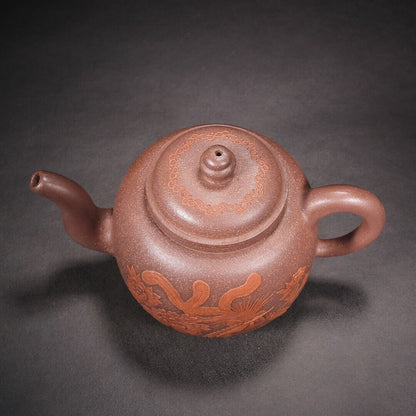 Chinese Yixing Zisha Clay Handmade Exquisite Teapot （国色天香 底款：杨季初）