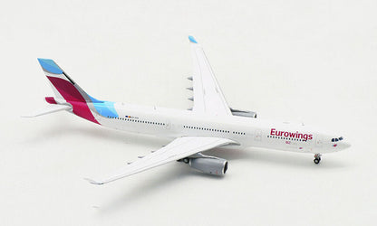 JC Wings Eurowings for Airbus A330-300 OO-SFB 1/400 DIECAST plane Pre-builded