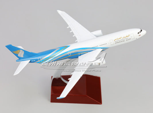 16cm OMAN AIR AIRBUS A330 Passenger Airplane Aeroplane Diecast Aircraft Model