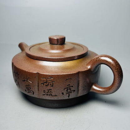 Vintage Chinese Yixing Purple Clay Teapot Zisha Ceremony Fashion Gift Teaware