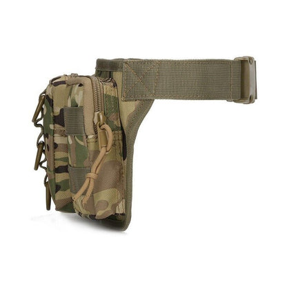 Men's Tactical Fanny Pack Waist Pouch Belt Pack Bum Bag 3 Pockets EDC Hiking