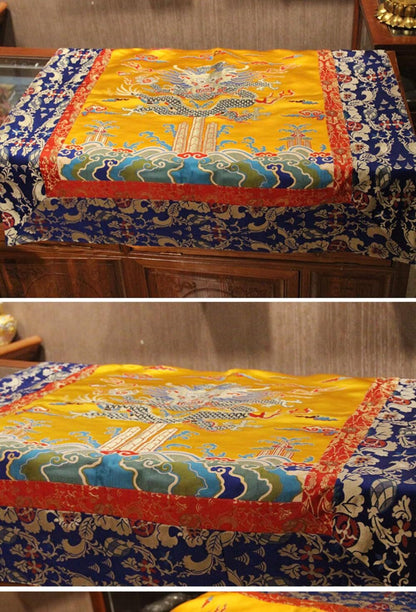 120cm Handmade Tibetan Home Buddhist Altar Cloth Buddha Table Cover Temple Decor