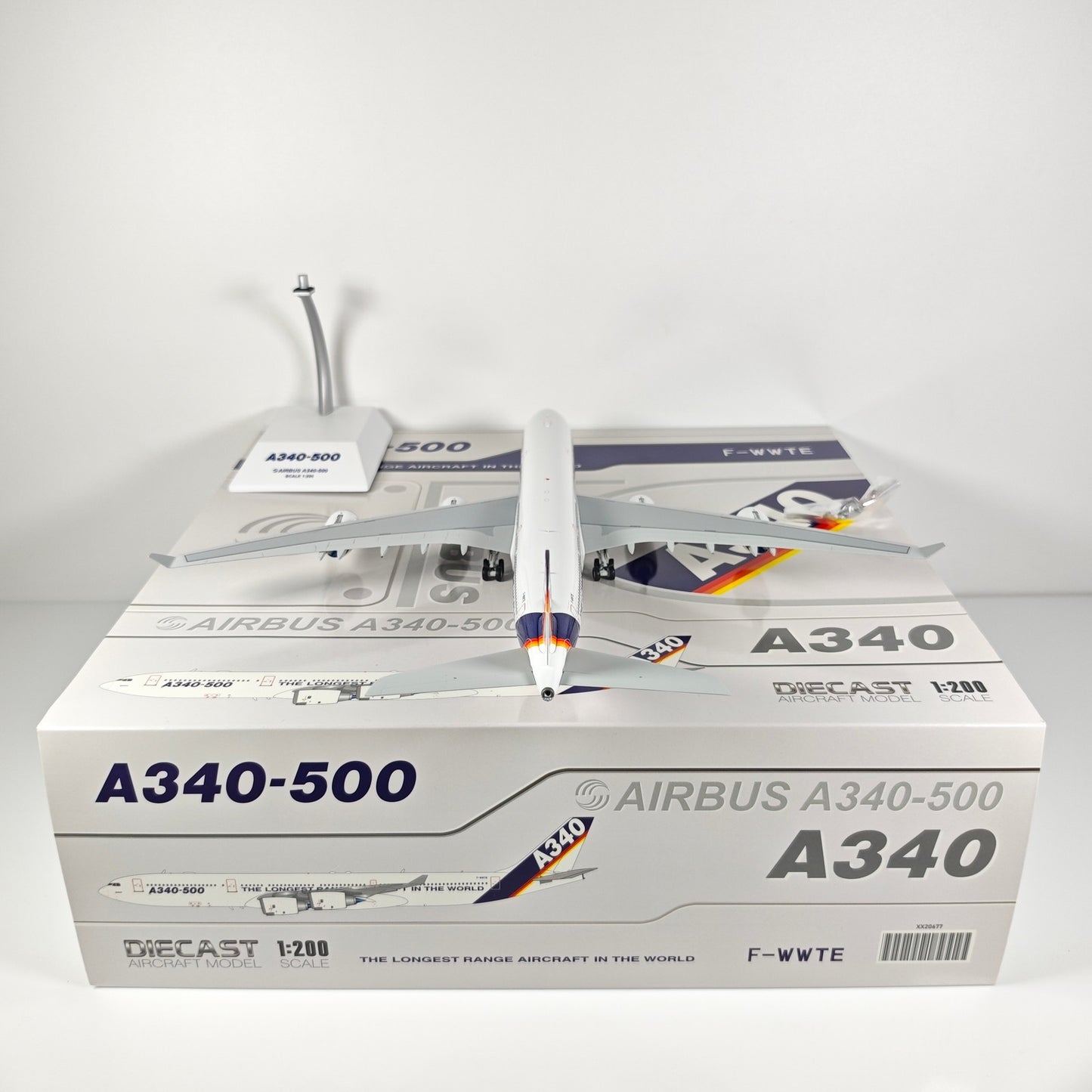 1:200 JC Wings Airbus Airbus A340-500 F-WWTE Airplane Diecast Plane Model