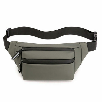 Men Belt Bag Chest Pack Male Waist Bag Sports Pack Men's Travel Shoulder Bags